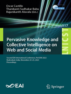 cover image of Pervasive Knowledge and Collective Intelligence on Web and Social Media